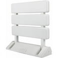 thumbnail image 5 of Folding Shower Chair, Armrests Support for Elderly & Disabled Patient, High-Quality Abs Material Non-Slip Surface, Wall Mounted Bathroom Spa Sauna Bench, Load Capacity 130 Kg, White, 5 of 5