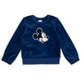 thumbnail image 4 of Disney Mickey Mouse Velour Sweatshirt and Jogger Pants Outfit Set Infant to Little Kid, 4 of 5