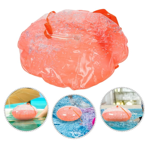 WHAMVOX Swimming Buoy Float Swimming Bubble Safety Float with Adjustable Waist Belt Swimming Air Buoy Safety Buoy Lifesaving Float