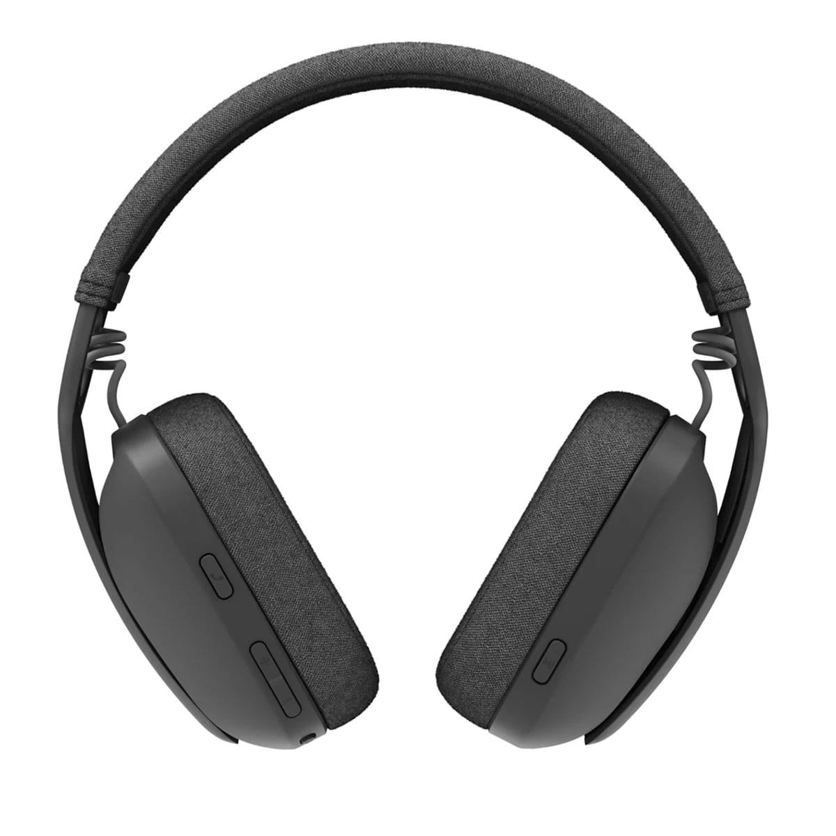Logitech Zone Vibe Wireless Closed-Back Over-Ear Stereo Headset with Native Bluetooth for Business, Microsoft Teams Certified, Graphite