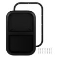 thumbnail image 2 of RV Sliding Window Black Aluminum Alloy Vertical Glass With Movable  Net For Trailer, 2 of 7