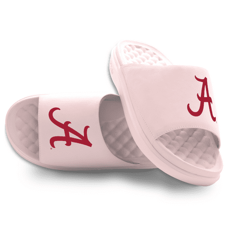 Youth ISlide Pink Alabama Crimson Tide Primary Motive Slide Sandals