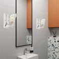 thumbnail image 4 of Vanity Art 1 Light Dimmable Chrome Armed Sconce Lighting | Modern Fixtures Accent Wall Lights for Bedroom Entrance Doorway Dining Room Living Room Hallway Bathroom Scones S1001CH-R03, 4 of 6