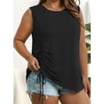 thumbnail image 7 of Oryer Plus Size Tank Tops for Women, Round Neck Sleeveless Casual Womens Blouse Trendy Tunic Summer Shirts for Women 1X-5X, 7 of 7