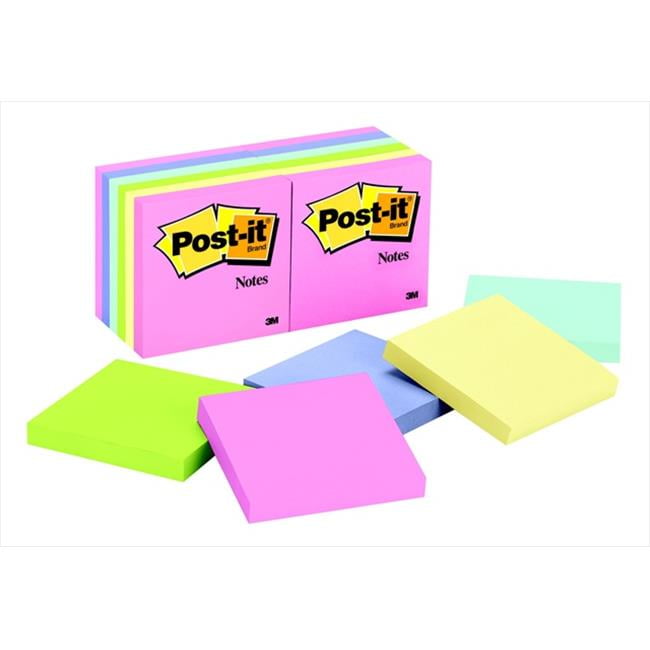 Sticky note 005049 Original Notepad Standard Pack, 3 x 3 In. Assorted
