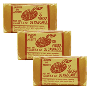3 Soaps Pack - Rattlesnake Soap - Jabon Aceite de Vibora 3 Jabones 5.3 oz (150 gr)