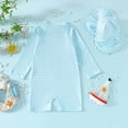 thumbnail image 2 of Shadoumai Boys Swimwear Long Sleeve Rash Guard UPF 50 Sun Swimsuit With Matching Hat For Infant Toddler And Kids Beach Pool Water Play, 2 of 6
