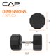 thumbnail image 4 of Mancuerna CAP Barbell 18 kg Recubierta de Goma con Mango Cromado, 4 of 7