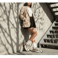 thumbnail image 6 of LUCKY STEP Lightweight Air Cushion Sneakers Mesh Running Walking Shoes,Gold&Beige,Womens, 6 of 9