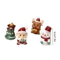 4PC Christmas Miniature Figurines Christmas Aquarium Decoration Mini