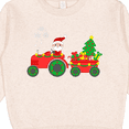 thumbnail image 3 of Inktastic Santa on Christmas Tractor Toddler Sweatshirt, 3 of 4