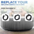 thumbnail image 5 of 4-Pack Hot Tub Pump Replacement O-Ring and Washer Set for Spa Maintenance, 5 of 5
