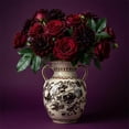 thumbnail image 2 of BUYMAX 8.4 inch Ceramic Vintage Vase, centerpiece for dining table，Unique Crackle decorative vase，pretty gray, 2 of 12