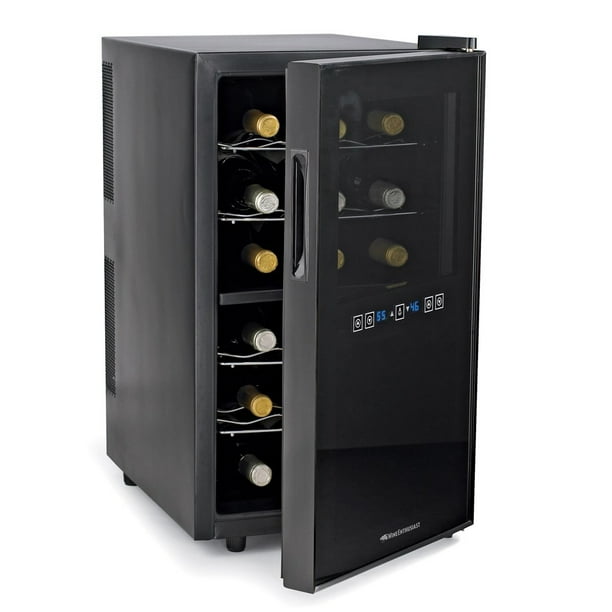 Wine Enthusiast 18Bottle DualZone Free Standing Wine Cooler Walmart