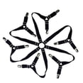 thumbnail image 1 of Yuarrent Elastic Bed Sheet Holder Clip Fastener Mattress for  Covers Bed Sheets Juegos de cama Negro, 1 of 1