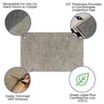 thumbnail image 6 of Flash Furniture Slide-Stop® Rectangular Classic Gray Rug Pad, 5' x 8', 6 of 9