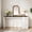White+Black, variant on 61 Inch Farmhouse Executive Desk with Charging Station, 3 AC Outlets, 2 USB Ports, 2 Drawers, Storage Cabinet and Adjustable Shelf,White+Black