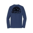 thumbnail image 2 of Gravity Outdoor Co. Long-Sleeve Shirt - Team Navy - Black Logo - S, 2 of 2