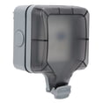 thumbnail image 3 of Enchufes eléctricos de Pared, Caja de enchufes eléctricos para Exteriores de 3 Orificios Enchufes eléctricos de Pared Impermeables con protección contra Fugas 220V, 3 of 13