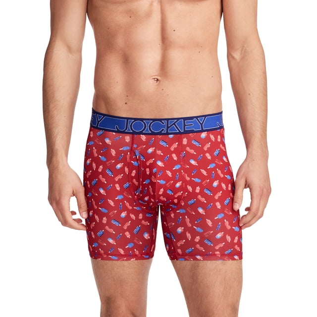 Jockey Men's Active Microfiber 5" Boxer Brief