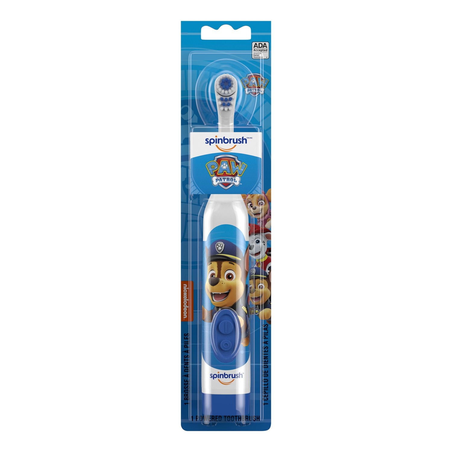 Spinbrush Kids Paw Patrol Battery Toothbrush *(Colors and design may vary), 1 Powered Toothbrush