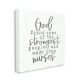 thumbnail image 3 of Stupell Industries Nurses Strongest People Phrase Religious Painting Gallery Wrapped Canvas Print Wall Art, 24 x 24, 3 of 7