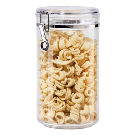 Oggi Large Acrylic Clamp Canister - 65 Ounce Capacity