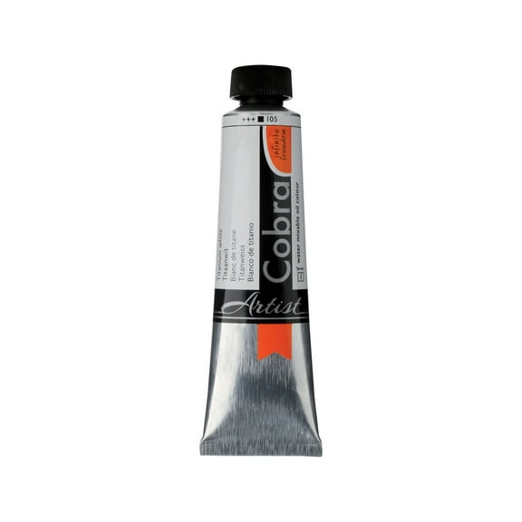 Royal Talens Cobra Artist Water Mixable Oil Color, 40ml, Titanium White
