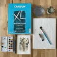 thumbnail image 5 of Canson XL Series Watercolor Pad, Heavyweight White Paper, Foldover Binding, 30 Sheets, 9x12 inch, Pack of 3, 5 of 7