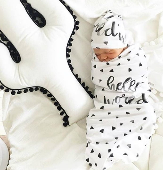 baby boy wrap blanket