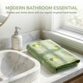 thumbnail image 2 of Unique Bargains 2 Pack Absorbent Quick Dry Hand Towels Fruit Embroidered Green 29" x 13", 2 of 6