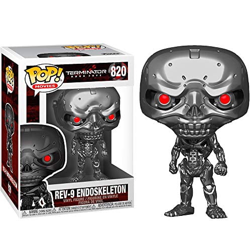 Funko POP! Movies: Terminator Dark Fate - REV-9 Figur, 9 Cm Sammlerstück