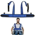 thumbnail image 1 of Cinturón de seguridad universal para silla de ruedas, cinturón de seguridad anti caída con correas ajustables para pacientes mayores discapacitados, 1 of 6