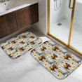 thumbnail image 5 of Highland Cow and Bathtub Print Bath Mat Set Of 2,Non-Slip Rug for Bathroom,Kitchen,Bedroom,Entrance, 30x17 and 23.5x15.7 Inches, 5 of 5