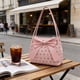 thumbnail image 5 of Bolso tote grande para mujer con detalle de lazo | Bolso de hombro elegante para ir al trabajo y para uso diario., 5 of 6
