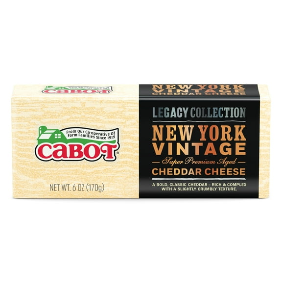 Cabot New York Vintage Cheddar Cheese, 6 oz
