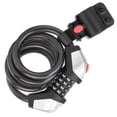 thumbnail image 4 of Bike Lock Cable, 4 Digit Combination Password Cable Lock, Durable Bike for Mountain Bike Bicycle Mountain Bicycle, 4 of 7