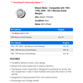 thumbnail image 2 of Blower Motor - Compatible with 1983 - 1998, 2000 - 2011 Mercury Grand Marquis 1984 1985 1986 1987 1988 1989 1990 1991 1992 1993 1994 1995 1996 1997 2001 2002 2003 2004 2005 2006 2007, 2 of 2
