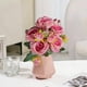 thumbnail image 5 of Ramo de rosas de seda artificial para la mesa nupcial y la decoración del hogar, 5 of 6