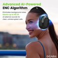 thumbnail image 4 of Auriculares GEARit Bluetooth Inalámbricos ANC Plegables 45H, 4 of 8