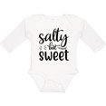 thumbnail image 3 of Inktastic Salty but Sweet Boys or Girls Long Sleeve Baby Bodysuit, 3 of 5