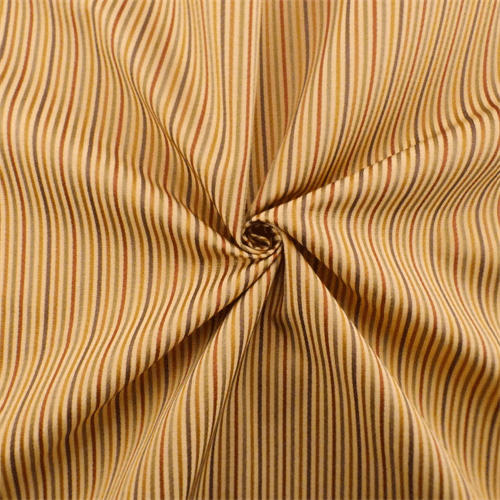 Peach/Multi Striped Rib Weave Drapery Fabric, Fabric By the Yard
