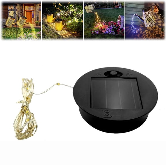 Beforeyayn Solar Replacement Top, Waterproof String 2.76In Replacement Led Panel, for Solar Lantern Owners or Diyers, on Garden or Pathway, for Solar String Lights Repair