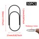thumbnail image 2 of Sujetapapeles jumbo negros Pocoxll de 50 piezas, 5 cm, 2 of 5