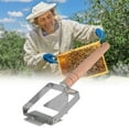 thumbnail image 3 of Tenedor para destapar miel ANGGREK hierro Acero inoxidable Raspador Mango de madera Herramienta apicultor, 3 of 7