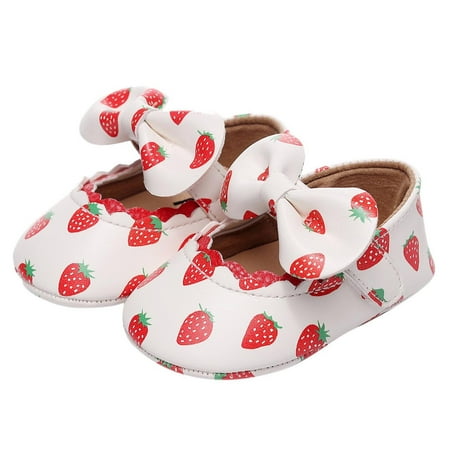 

Youmylove Infant Girls Single Shoes Ruffles Bowknot First Walkers Shoes Toddler Sandals Princess Shoes New Children Shoes