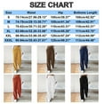 thumbnail image 4 of XAOWF Womens Casual Corduroy Pants High Waist Solid Color Loose Fit Straight Wide Leg Button Down Slacks Trousers Pants For Women Plus Size, 4 of 6