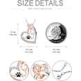 thumbnail image 6 of Dorunmo Veterinary Gifts Stethoscope Necklace with Paw Print 925 Sterling Silver Vet Nurse Necklace for Women Nursing Graduation Gift, 6 of 6