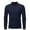 Navy, variant on Slim Fit Men's Dress Shirt with Stretch Fabric for Comfort and Style