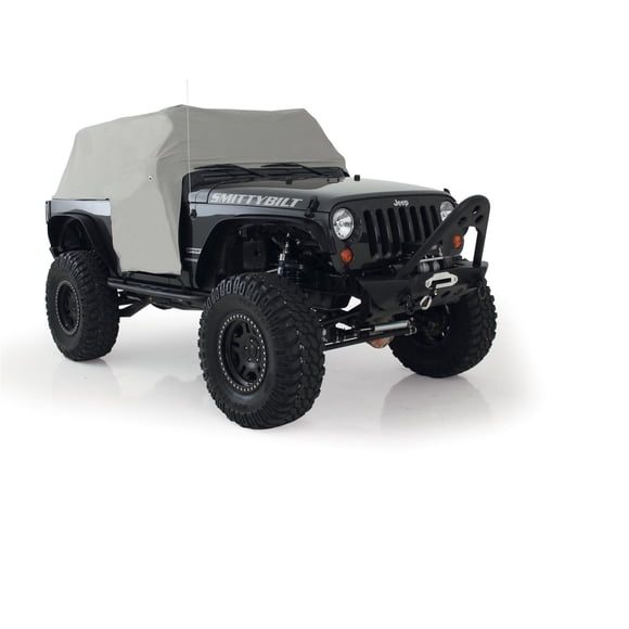 Funda de cabina Smittybilt 1061 resistente al agua gris para Jeep